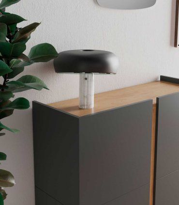 Mueble taquillón moderno Matian, detalle