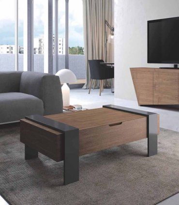 Mesa moderna de salón elevable Paqui