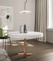 Mesa comedor moderna redonda extensible Popi