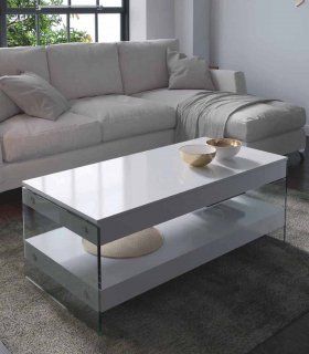 Mesa centro moderna Pampi, rectangular