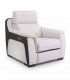 Sillón moderno relax de piel Andorra