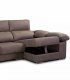Chaiselongue moderna extraíble Loli, arcón