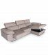 Chaiselongue moderna de diseño Serca, lado