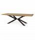 Mesa tablero moderna extensible Sasa, abierta