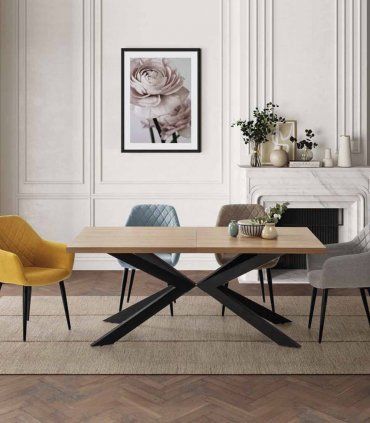 Mesa tablero moderna extensible Sasa