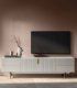 Mesa televisión moderna Arrow, blanco