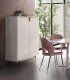 Bodeguero moderno Arrow, blanco