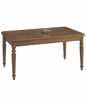 Mesa rectangular extensible clásica Kali de Ámbar Muebles