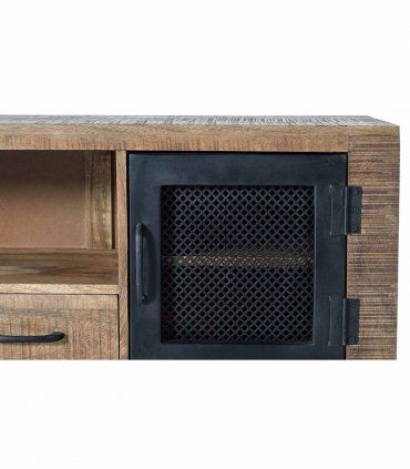 Mesa de televisión industrial con ruedas Copi,puerta