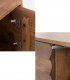 Mesa de televisión maciza de mango Charmi de Ámbar Muebles