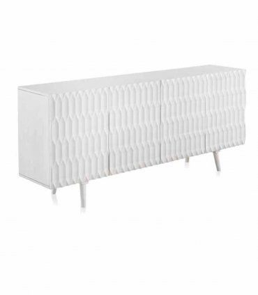 Aparador macizo de madera de mango Katrine, lado