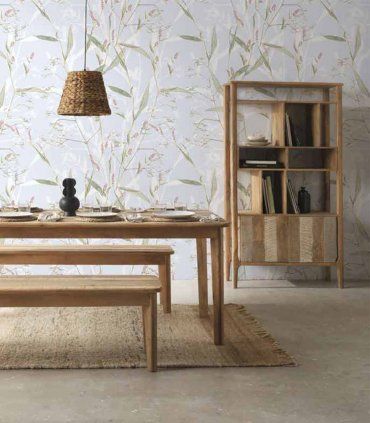 Estantería librería de mango natural Manabí, ambiente