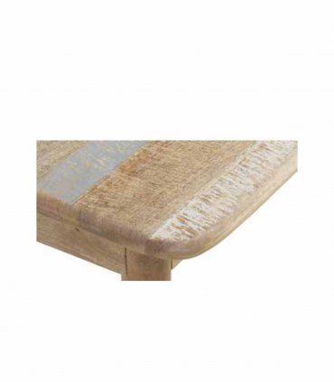 Mesa de comedor de mango natural Manabí, detalle