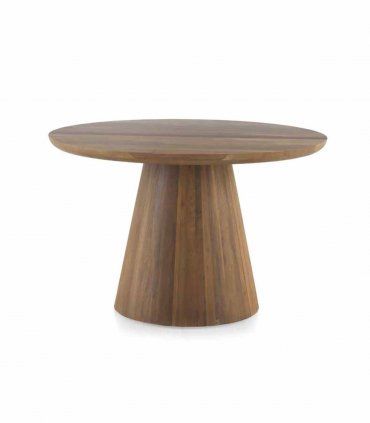 Mesa redonda madera maciza de jambul Bogani