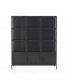 Vitrina metálica de 3 puertas Altiro de Ámbar Muebles