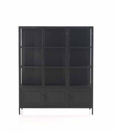 Vitrina metálica de 3 puertas Altiro de Ámbar Muebles