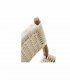 Silla con asiento y respaldo trenzado con cuerda natural Copeta, detalle