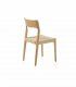 Silla con asiento trenzado de cuerda natural Colette de Ámbar Muebles