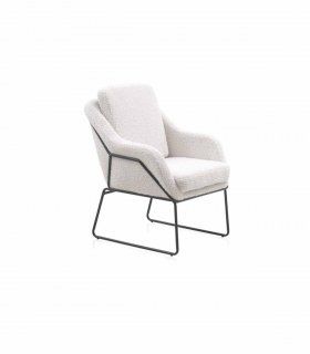 Butaca de tela borreguito Yala de Ámbar Muebles