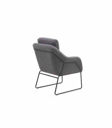 Butaca de tela borreguito Yala de Ámbar Muebles