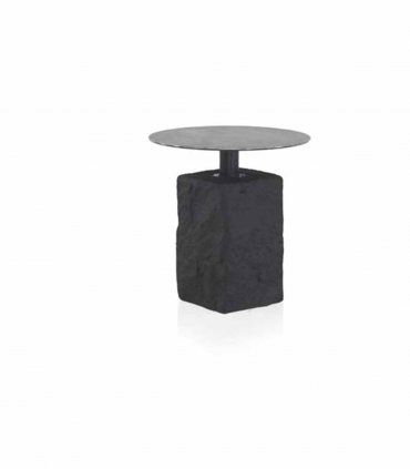 Mesa de comedor chapada en abeto natural Mofongo, mesa rincón