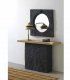 Mueble entrada chapado en abeto natural Mofongo, ambiente