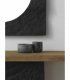 Mueble entrada chapado en abeto natural Mofongo, detalle