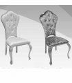 Silla de terciopelo estructura de acero Valentina I
