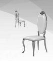 Silla comedor polipiel estructura metálica Cataleya