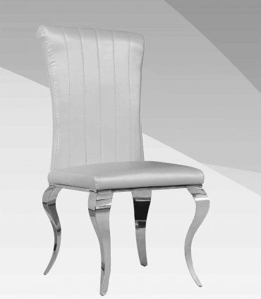 Silla polipiel estructura de metal Lorena I