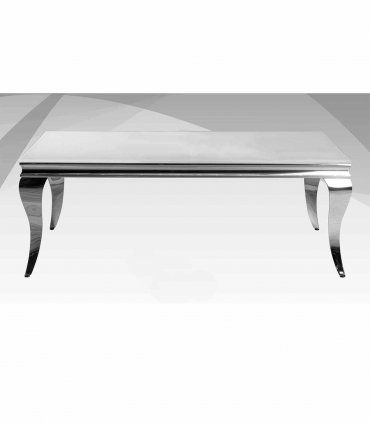 Mesa de centro base acero cromado Corner de Ámbar Muebles