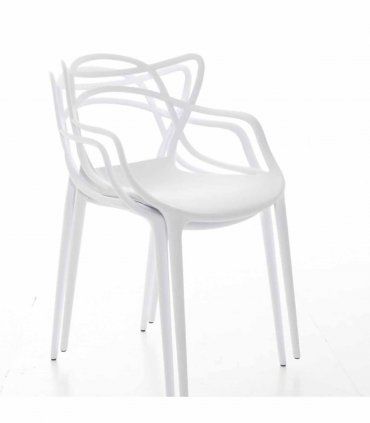 Silla apilable de resina Star