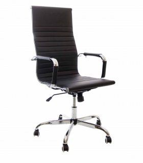 Sillón regulable de escritorio Telma negro