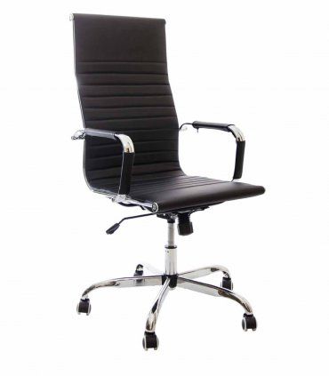 Sillón regulable de escritorio Telma negro