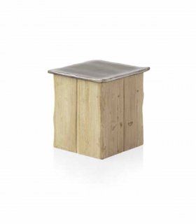 Taburete de madera Cube, modelo A