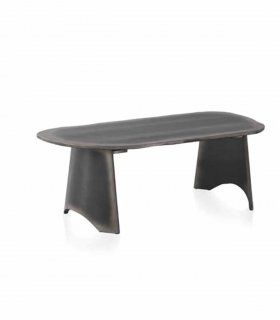 Mesa de centro efecto metalizado Moon - Modelo A