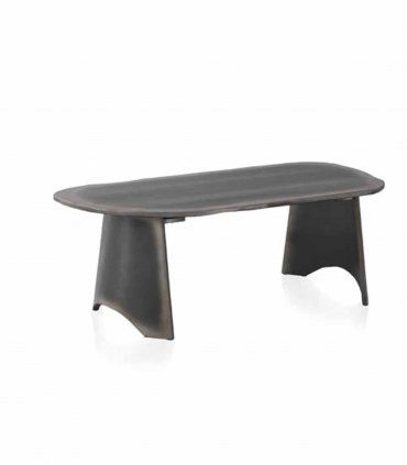 Mesa de centro efecto metalizado Moon - Modelo A
