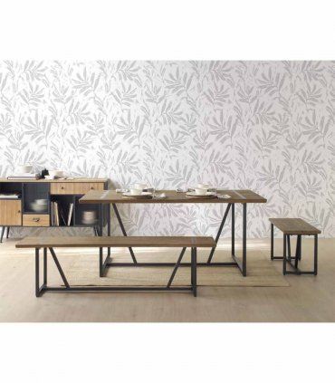 Banco de madera Viga I, ambiente