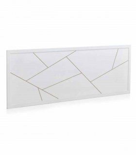 Cabecero de madera lacado en blanco Lila