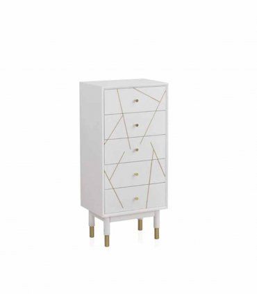 Sinfonier de madera lacado en blanco Lila