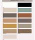Muestra colores estructura
