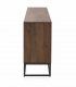 Mueble TV de madera maciza Lined, lado