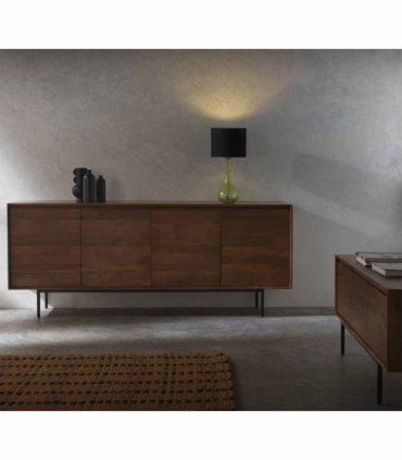 Aparador de madera maciza Lisa de Ámbar Muebles