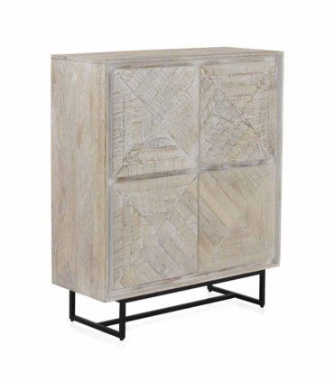Aparador de madera blanca Tina de Ámbar Muebles