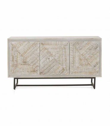 Aparador de madera blanca Tina de Ámbar Muebles