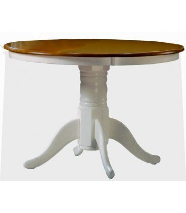 Mesa de comedor redonda colonial Windsor de Ámbar Muebles.