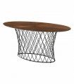 Mesa de comedor oval Dunes