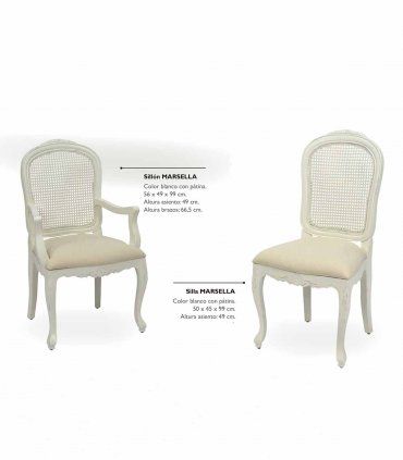Silla de estilo provenzal Trento