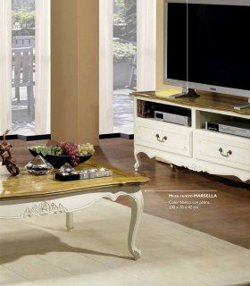 Mesa de centro elevable provenzal Trento de Ámbar Muebles