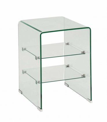 Mueble auxiliar de cristal Cube